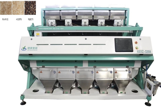 Output Tinggi Thailand Paboiled Millet Rice Color Sorter Machine 5 Chute