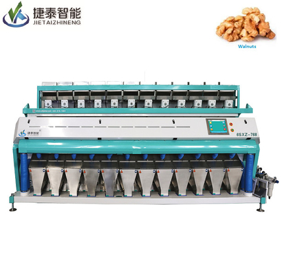 Deteksi Fotolistrik Walnut Color Sorter Mesin Sortasi Almond