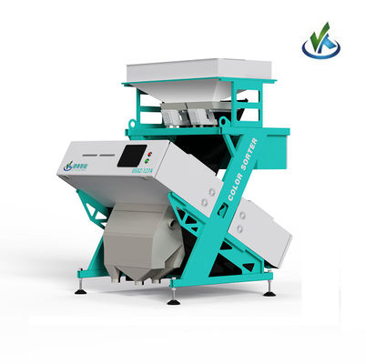 Intelligent CCD RGB 2 Chutes Mesin Sortasi Warna Padi Untuk Penggilingan Padi