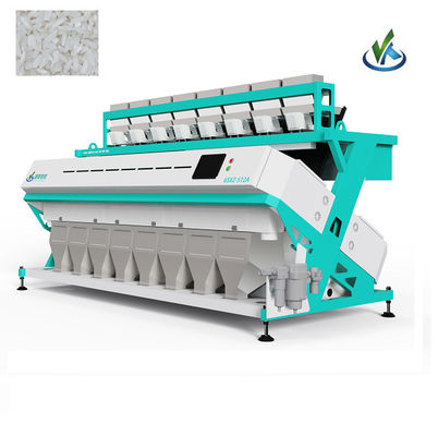 Mesin Sortasi Padi Otomatis CCD 8 Chute 512 Saluran
