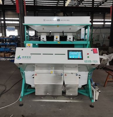 Mesin Sortasi Butir Beras CCD Biru Putih Mudah Dioperasikan