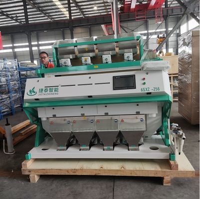 4 Chutes Multifungsi RGB CCD Butir Penyortir Warna Jagung Kinerja Tinggi