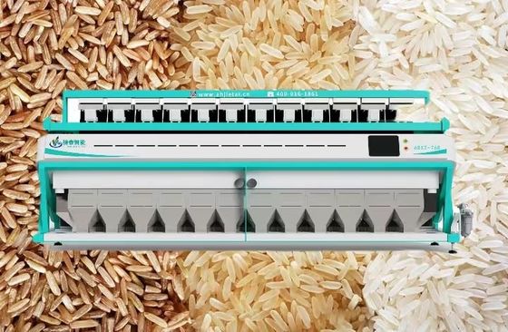 Mesin Penyortir Warna Beras Multi Fungsi Berkapasitas Besar 12 Chutes