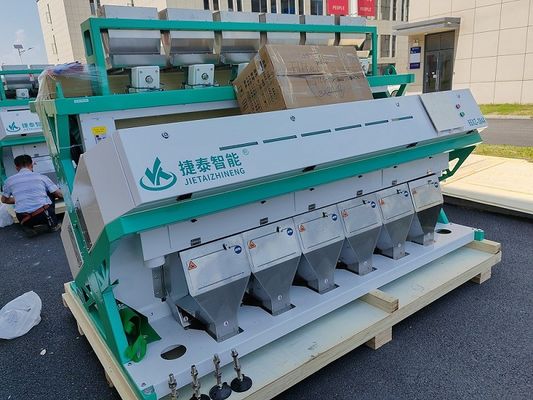 Penyortir Pemisah Warna RGB Untuk Wijen Kacang Presisi 99,99% 2,2 Mpa