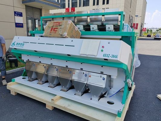 Mesin Penyortir Warna Beras Jietai 6SXZ-384A Pengoperasian Mudah Produksi Cerdas