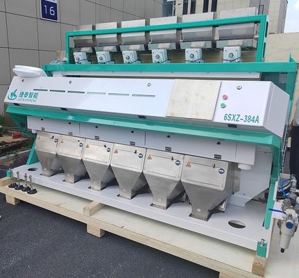 384 Saluran Mesin pemisahan warna jagung Mesin pemisahan warna gandum