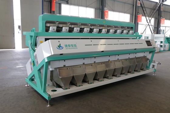 Mesin Sortasi Jagung Gandum Akurasi Tinggi 10 Chutes 6kwh