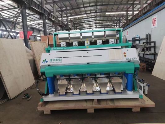 IOT RGB Merah Hijau Kacang Hitam Mesin Penyortir Warna Akurasi Tinggi