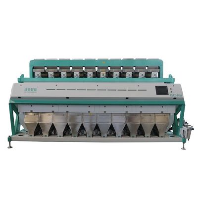CCD 10 Chutes Mesin Penyortir Warna Optik Untuk Sereal Kacang Kacang