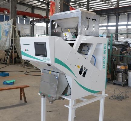 Mesin Penyortir Warna Mini Manusiawi 220V Mesin Penyortir Warna Mete