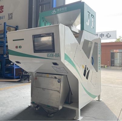 Peralatan Penyortir Warna Jagung CCD PLC Untuk Penyortiran Beras Mini