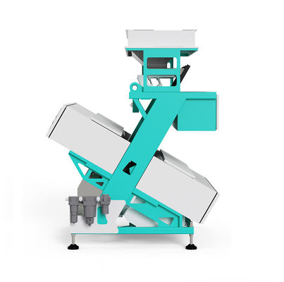 3 Chutes RGB Camera Mesin Penyortir Warna Mini Multifungsi untuk Kacang Tanah