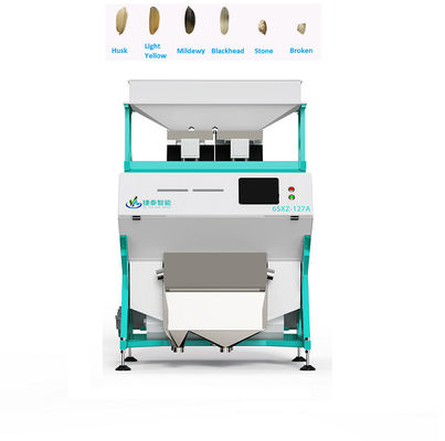 Mesin Penyortir Warna Beras Biji Gandum Jagung Kacang Kecil Cerdas