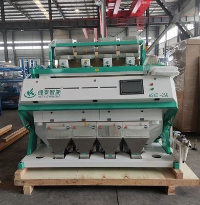 Mesin Sortasi Warna Beras CCD Cerdas 4 Chutes Untuk Penggilingan Padi