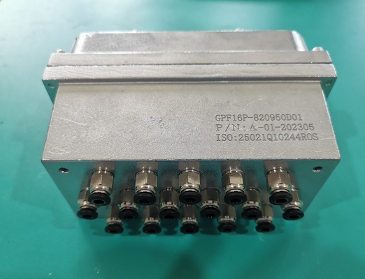 Frekuensi Tinggi 16 Blok Ejector Valve Untuk Mesin Penyortir Warna