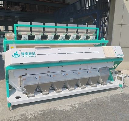 CCD 7 Chutes 448 Saluran Soya Color Sorter Soya Color Sorting Machine